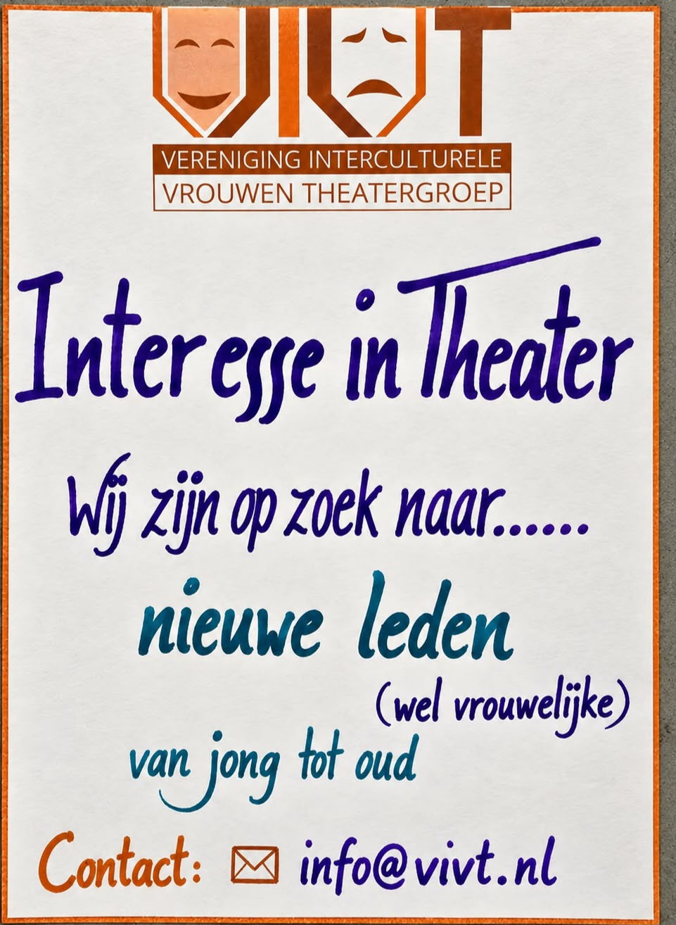 VIVT is op zoek naar leden